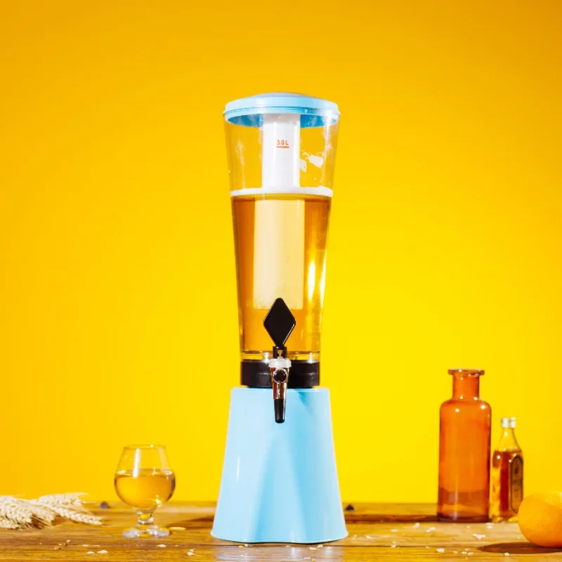 Chinese Beer Cannon Detachable Wine Set Hotel Supplies Draft Beer Machine Promotional Wine Bucket 3 Liters Craft Beer Wine Tower