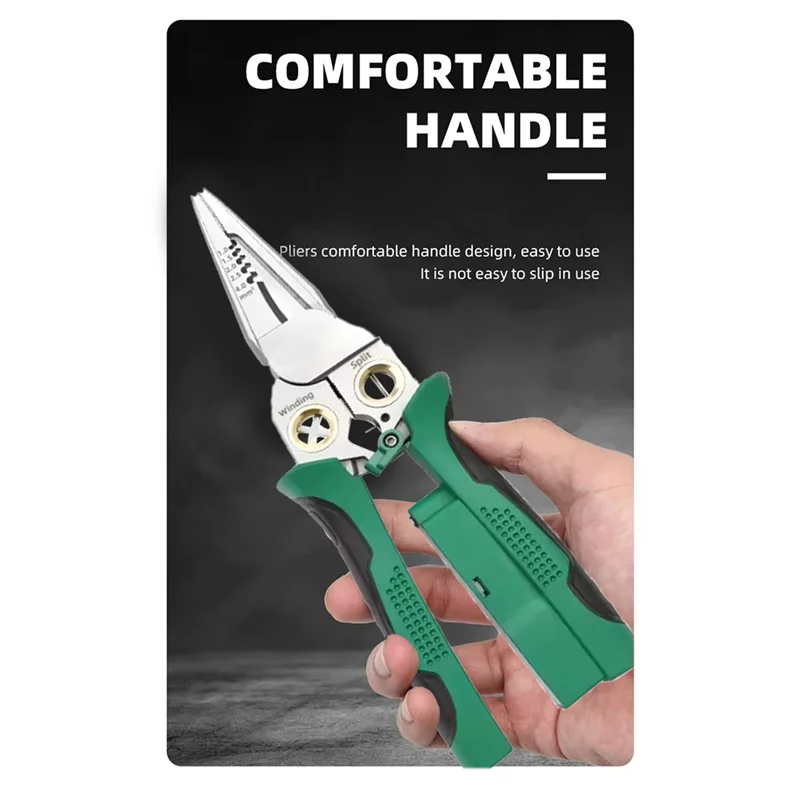 

Multifunction Wire Stripping Pliers Crimper Cable Stripper Cutter For Wire Winding Electricians Measurement Hand Tools