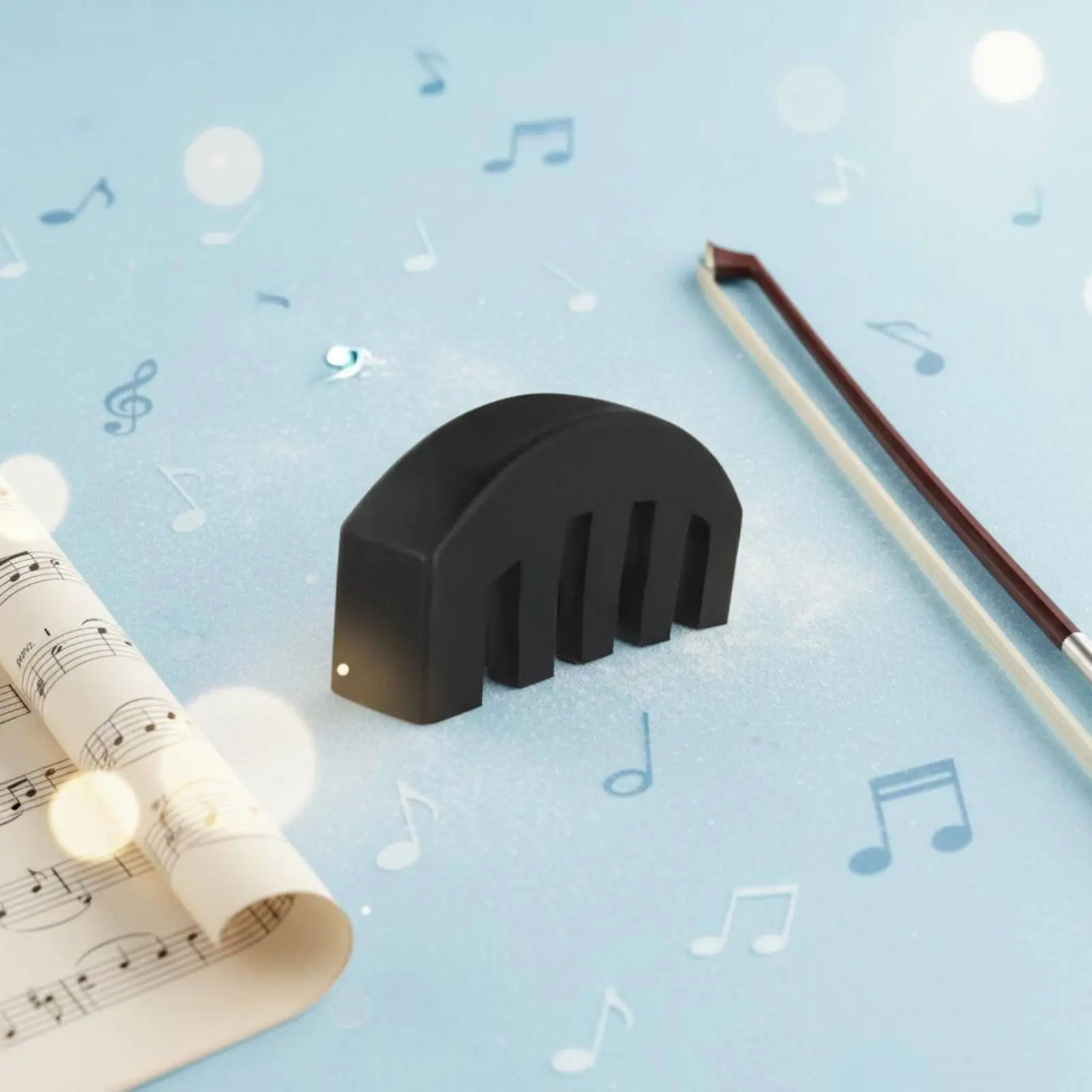 

Round Violin Mute Quiet Practice Tourte Design Mute Musical Instrument Accessory Preserves Tone for Students