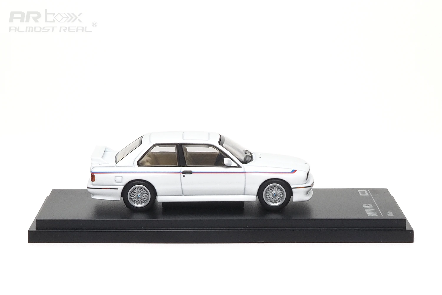 AR BOX 1/64  M3 E30 ホワイト 京商 ディーラー特注 Diecast Car Model Almost Real AR Box M3 (E30) 1:64