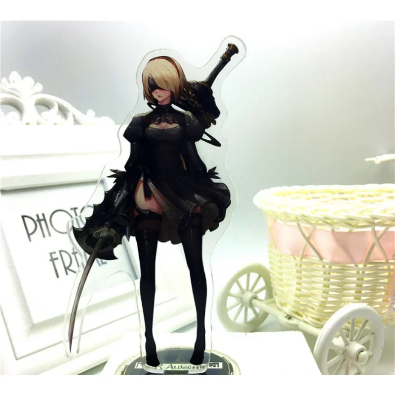 Anime nier automata puppe, 2b 9s, yorha typ b s, acryl ständer, sammlung modell spielzeug, nier spiel charakter action figur