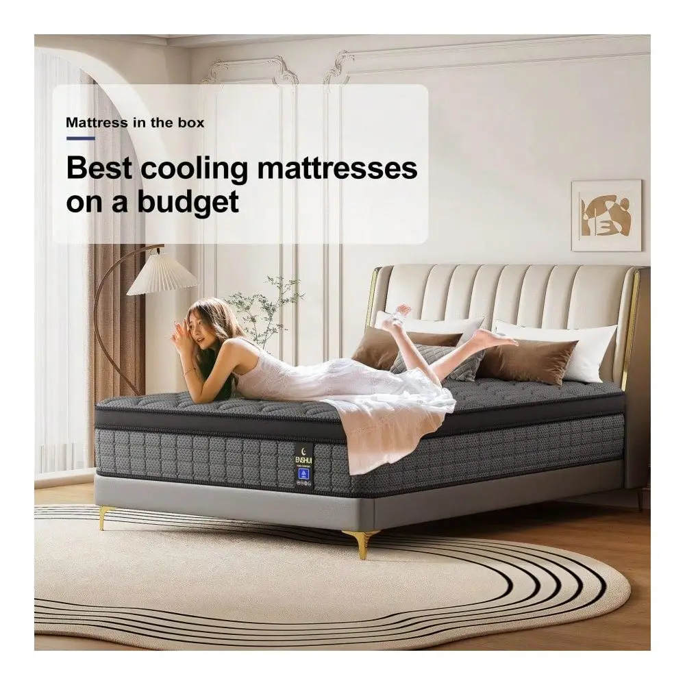 12 Inch Hybrid Mattress Twin, Full, Queen, King Medium Firm Bed With GelInfused Memory Foam And Individually Wrapped Pocket Coi