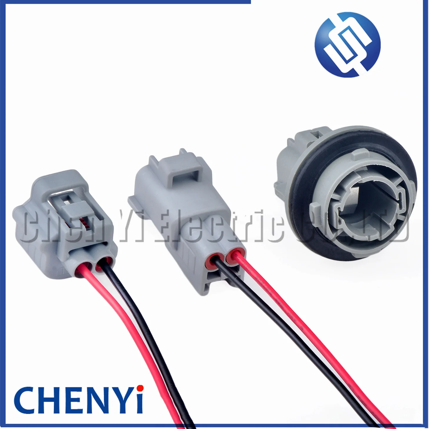 2 Pin Auto waterproof connector Fog Lamp Turn Signal Wire Harness Plug Bulb Lamp Holder Socket 6189-0175 90980-11019 For Toyota