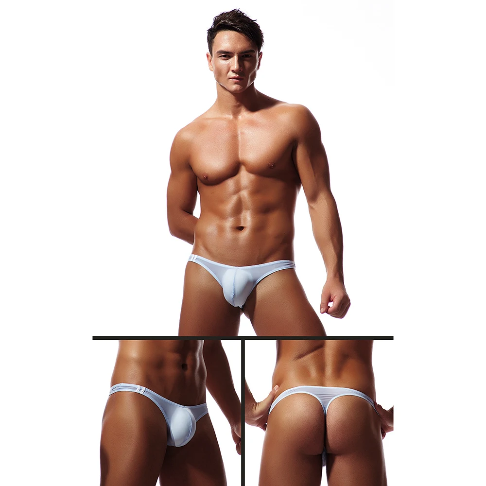 Men Thong Sport Underwear Man G-String Butt Flaunting Tongs Micro Mesh Briefs Relax H9