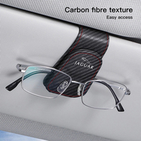 Car Interior Sun Visor Eyeglasses Holder Sunglasses Clip For Jaguar XE XF XJ F-Type F-Pace XKR XEL XFL S F XK XJL XJ6 XJS E-Pace