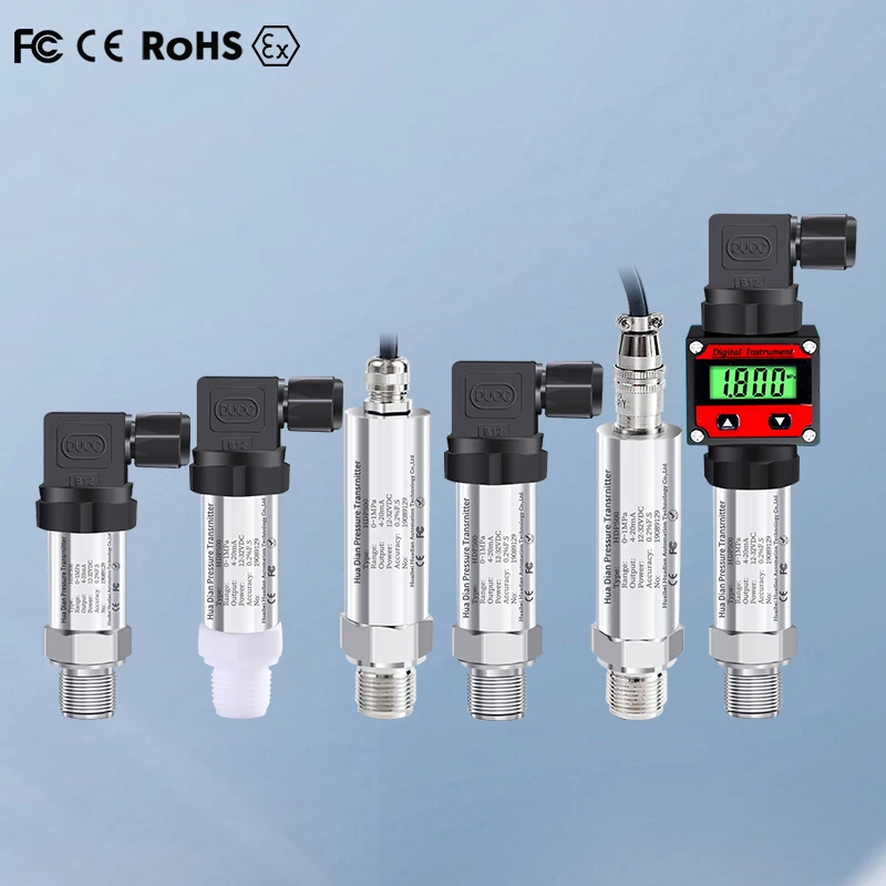 0-10v 4-20ma Water Heater Cryogenic High Temperature Resistant Pressure Sensor Transmitter for Steams Gas Boiler Heating System