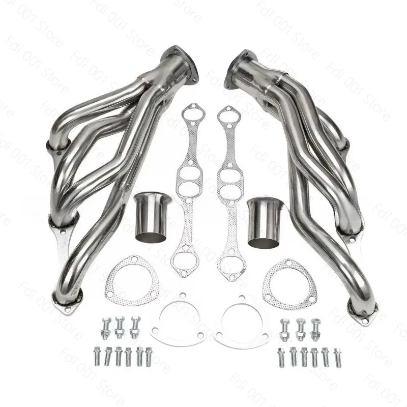 Ceramic Coated Exhaust Header Pipe Auto Exhaust Modification Accessory For Vehicle Upgrade Replacement