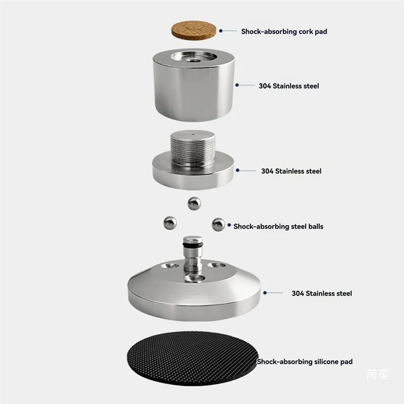 

HIFI Audio Speaker Isolation Stand Spikes With Large Ball Nail Foot Pads For Shock Absorption-ABIU
