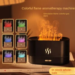 Kinscoter Aroma YAYICI hava nemlendirici ultrasonik serin sis makinesi sisleme Led uçucu yağ alev lambası Difusor