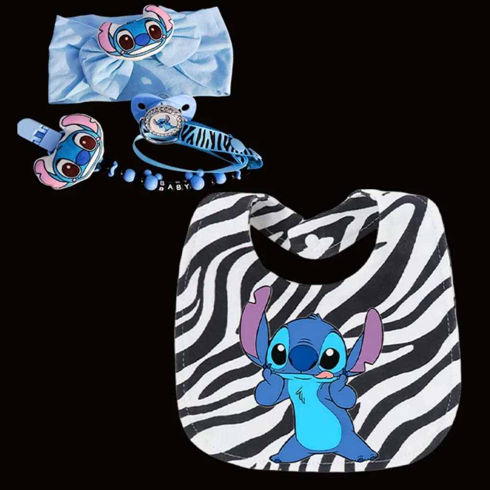 

Успокаивающая соска-пустышка для новорожденных, держатель для соски, повязка на голову для новорожденных, детский нагрудник, детская пустышка с мультяшным принтом