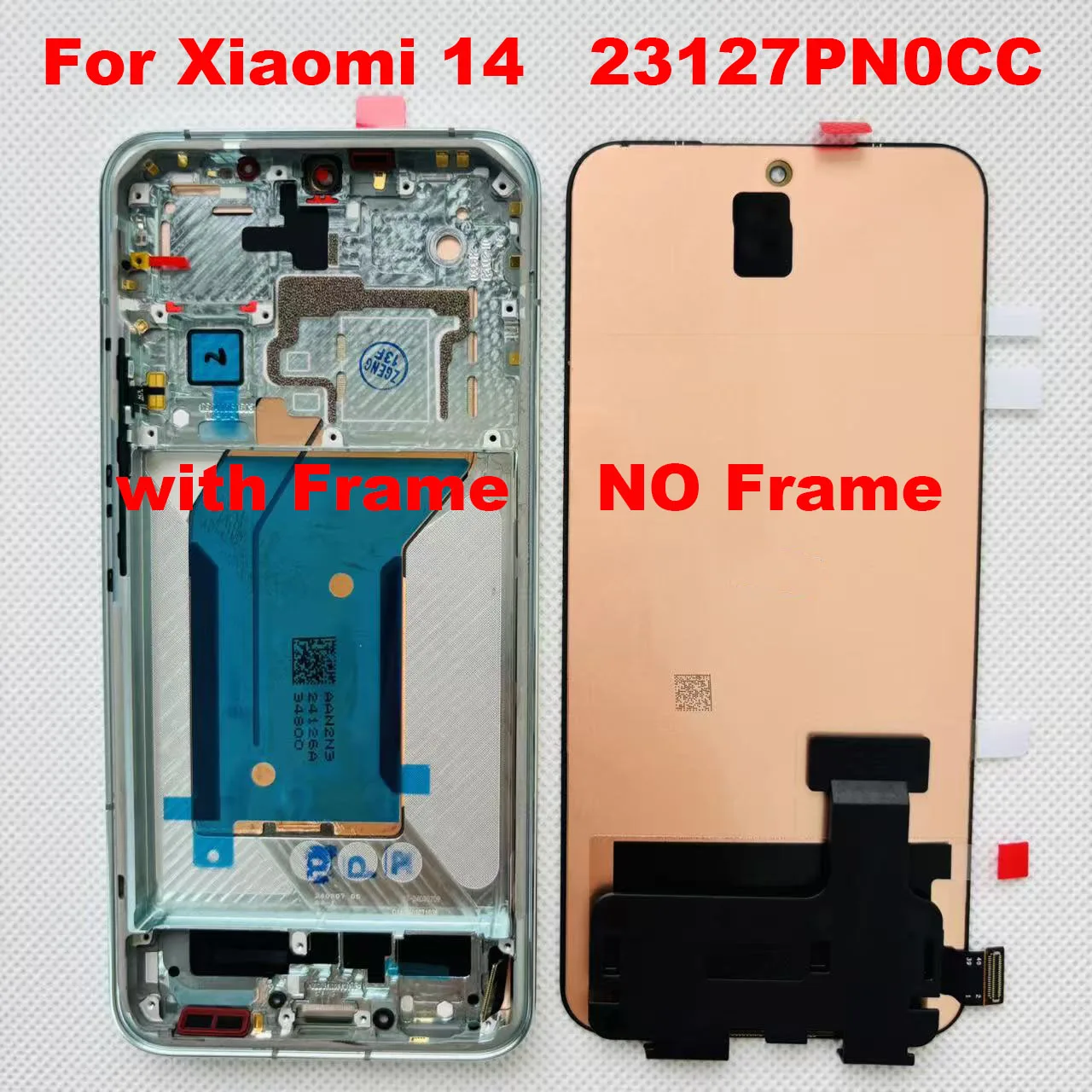 Xiaomi 14 LCD 23127PN0CC mi14 스크린 + Xiaomi 14 Pro 14Pro 23116PN5BC LCD 프레임 용 터치 패널 디지타이저 용 기존 AMOLED