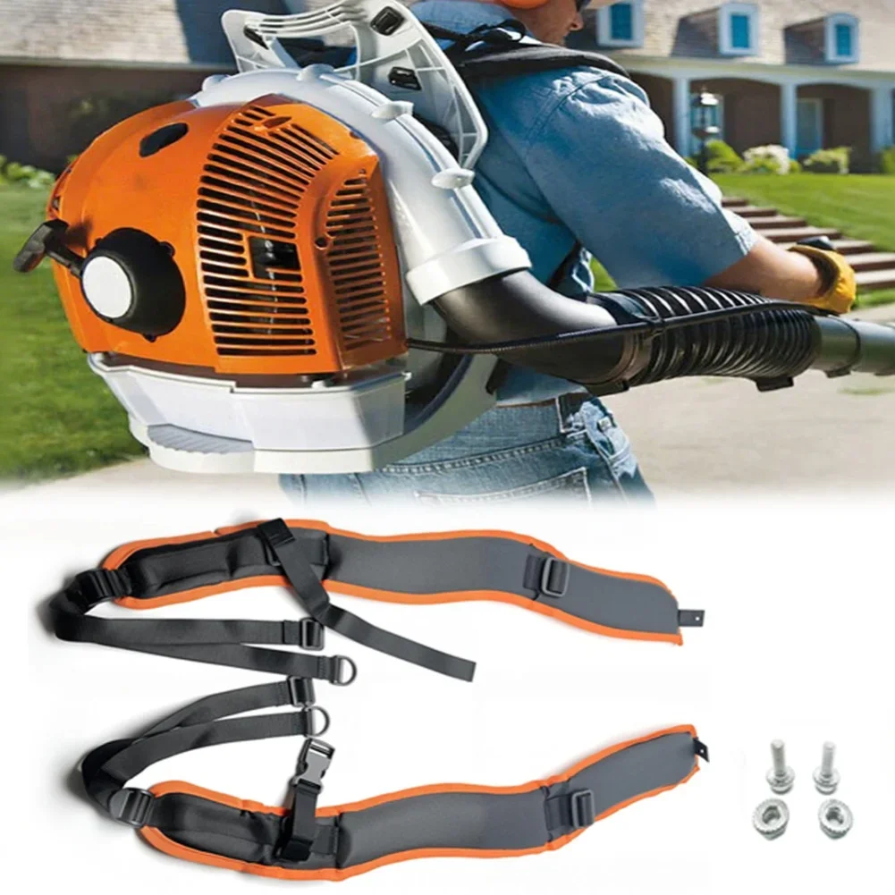 

Совместимый ремень-крепление для воздуходувки BR800x, для садовых работ на открытом воздухе, простая установка с помощью винтов, надежные ремни для уличных инструментов, как показано на фото.