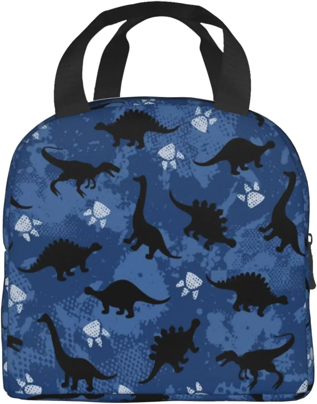 Fiambrera reutilizable con diseño de dinosaurios para hombre y mujer, bolsa compacta para el almuerzo, contenedor para la escuela, la Oficina y el trabajo, 6l