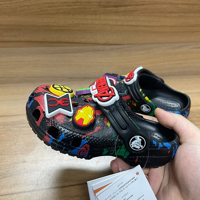 Hole Sandals Slippers Kawaii Eva Anime Home Shoes Outdoor Casual Breathable Beach Shoes Summer Slippers For Kids Gift image 4