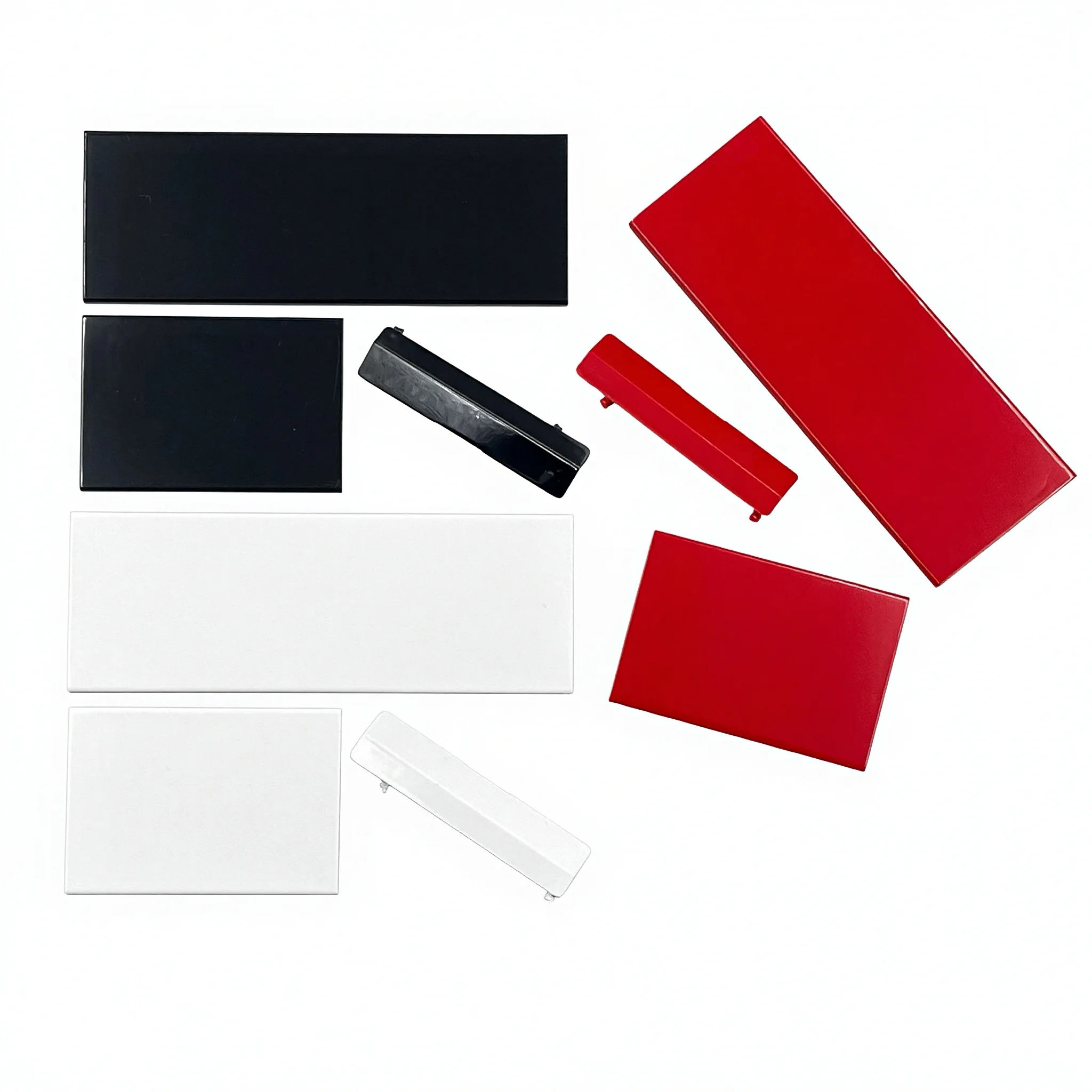 

50 комплектов белых, черных, красных пластиковых заглушек 3-в-1 для замены пластиковых заглушек дверных отверстий для консоли Nintendo Wii