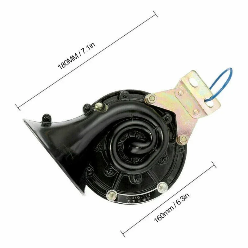 

300DB 12-24V Waaterproof Snail Air Horn Alarm Horn Car Alarm Beeper for Truck