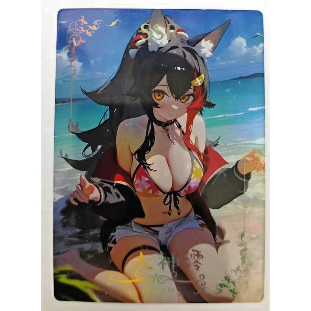 

Goddess Story SSR Elysia Amber Fireworks Shin-ho Yae Miko Barbara Fischl Kafka Walnut Colorful flash collectible cards gifts