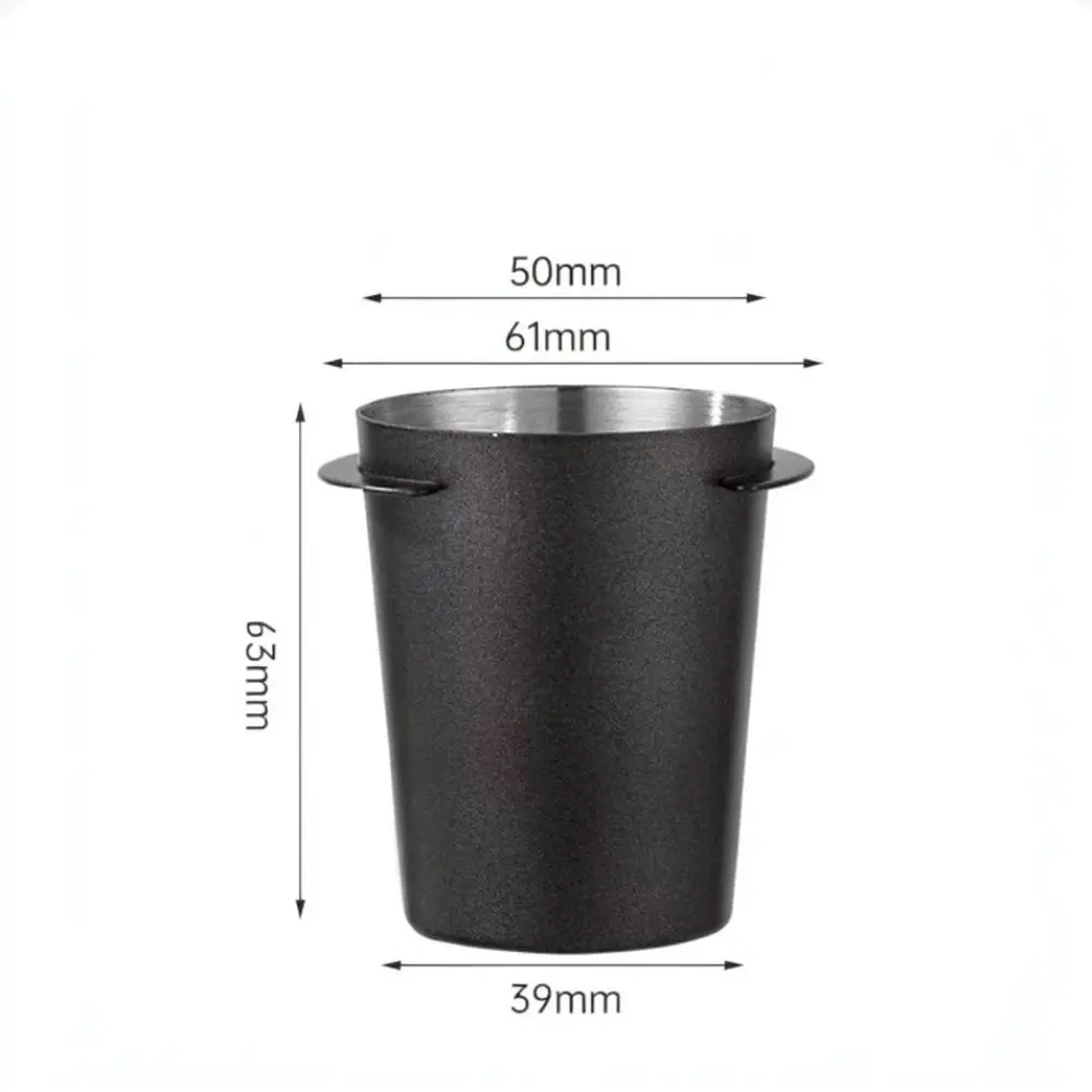 Stainless Steel Coffee Dosing Cup Powder Feeder Espresso Machine Accessory For Home Kitchen Cafe Brewing Daily Use