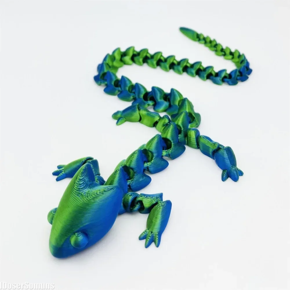3D 프린트 크리스탈 스톤 드래곤 장식, 수집 가치, 창의적인 장난감, 전신 관절, 움직일 수 있는 홈 가구 장식