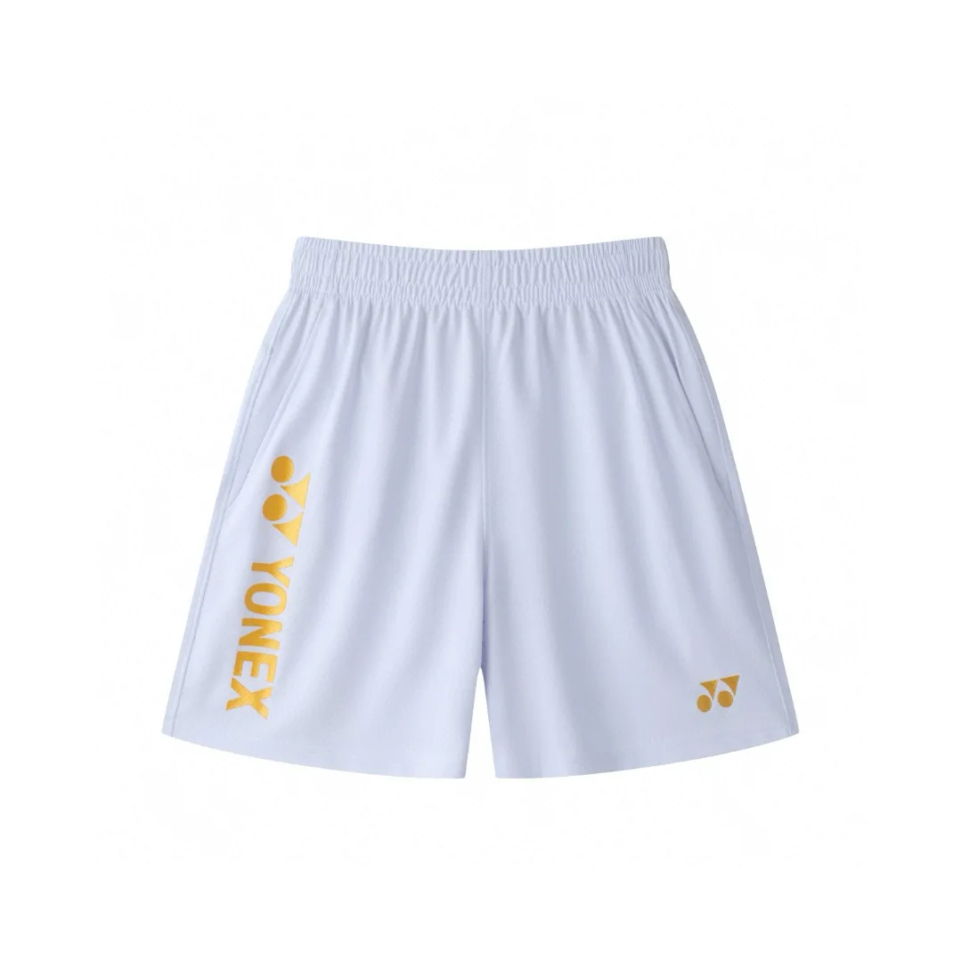 YONEX بدلة كرة الريشة للرجال شورت سفلي يسمح بالتهوية سريع الجفاف شورت رياضي غير رسمي للجري والصالة الرياضية والركض شورت رياضي خارجي