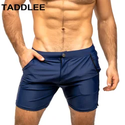 TADDLEE-Maillot de bain à jambe carrée pour homme, bikini, slip