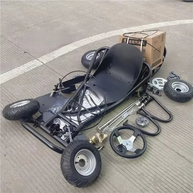 168CC Modified Four-Wheel Motorcycle Drift Go Kart Complete Set Of Vehicle Frame Accessories Road Tire Assembly Hot sal