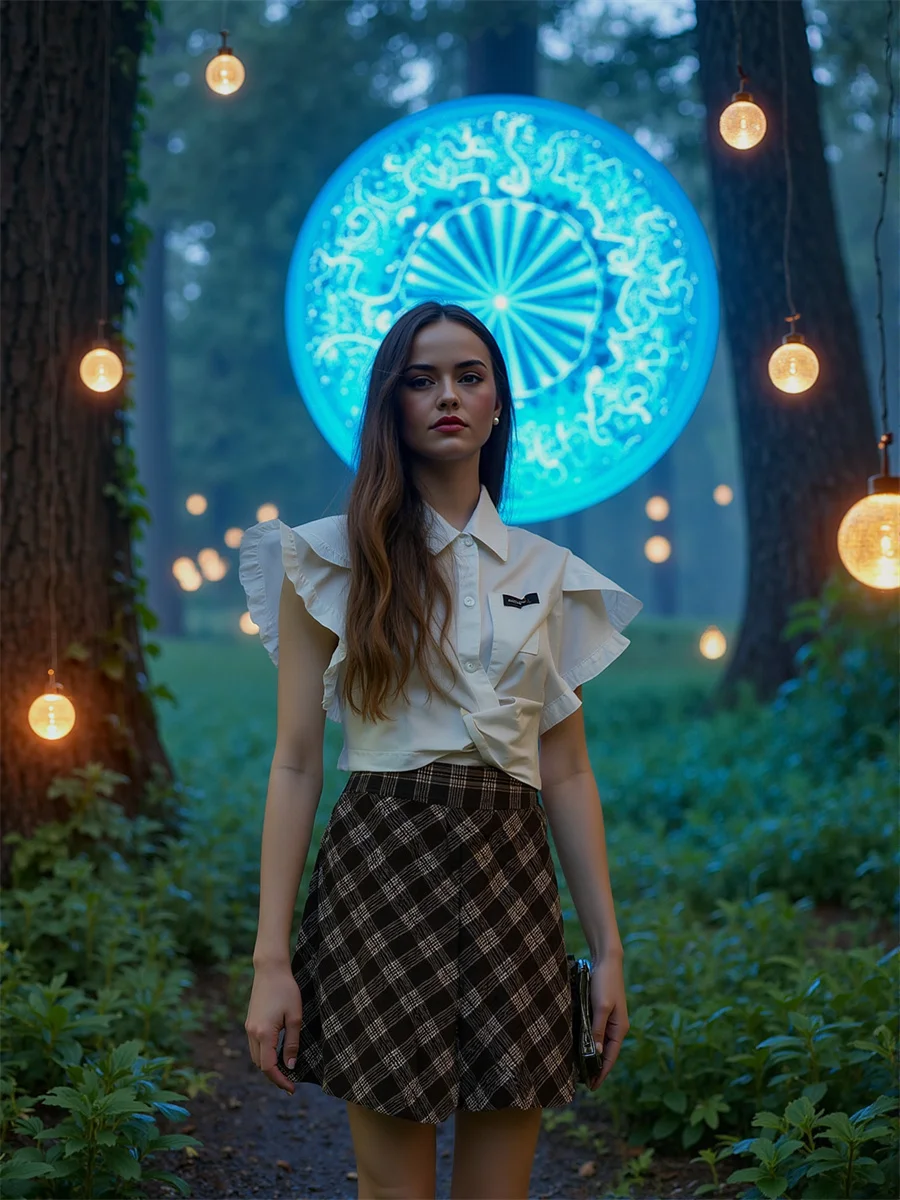 

Клетчатые коричневые юбки, женские лоскутные джинсовые юбки с карманами на пуговицах, повседневная уличная одежда с высокой посадкой, утягивающие расклешенные хипстерские современные