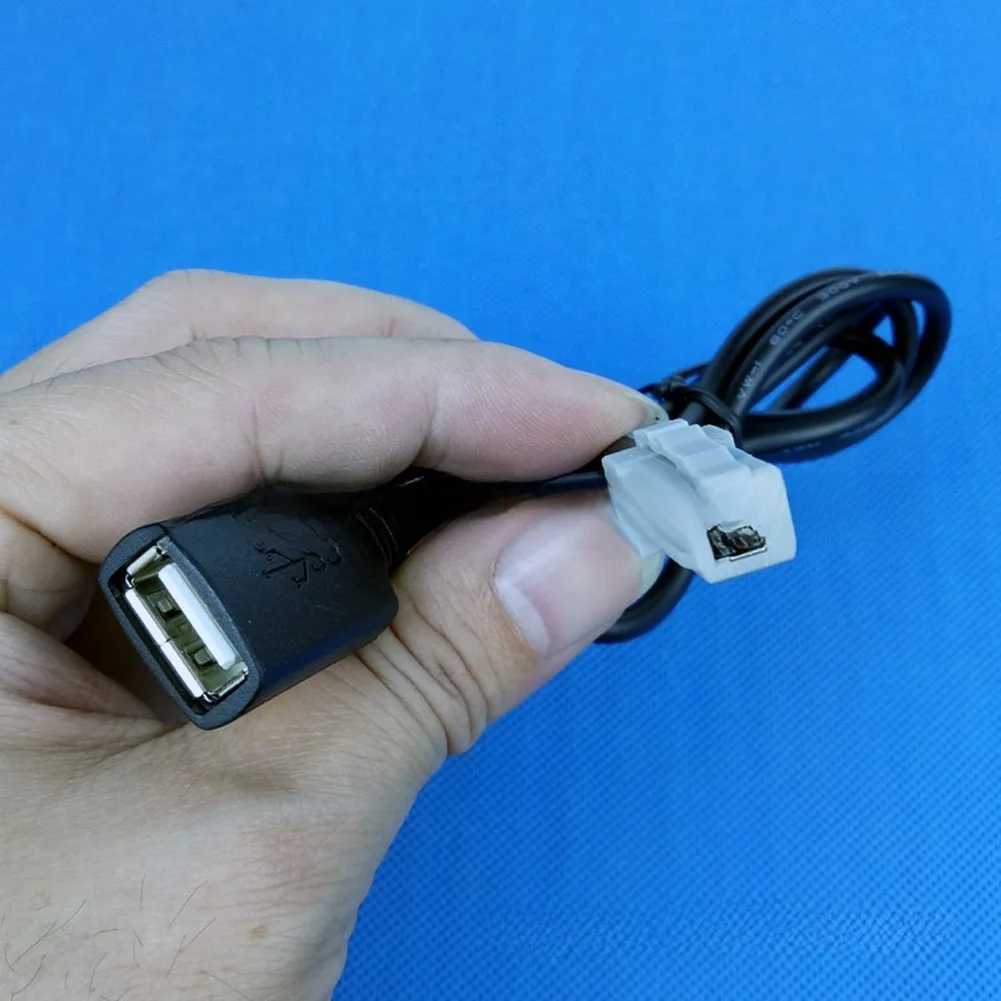 100CM Length Car Aux Audio USB Cable Adapter 4Pin DA Screen-Specific Radio USB Cable For Honda 2019-2021 CD Player  