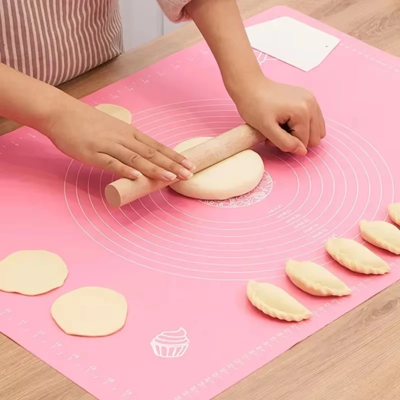 Sheet Kneading Dough Mat  Silicone Baking Mat Pizza Cake Dough Maker Kitchen Rolling Dough Pizza Cooking Grill Gadgets Bakeware