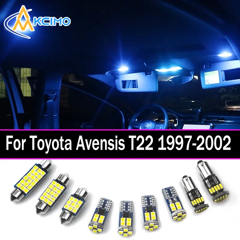 

Canbus Indoor Ceiling Bulbs For Toyota Avensis T22 1997-2002 Car LED Interior Map Trunk Light Kit