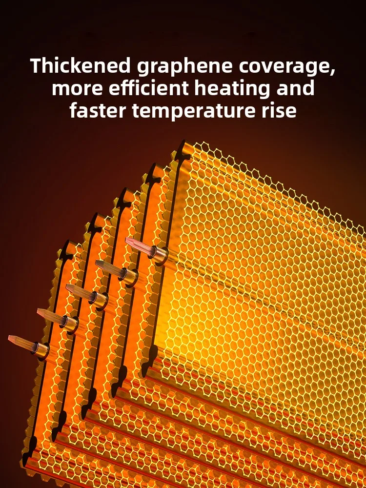 Graphene Electric Heater Energy‑Saving Radiator Fast Whole Room Heating for Home Living Room Large Space Indoor Use