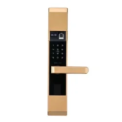 High Safety Handle Digital Password Electronic Smart Fingerprint Door Lock For Home
