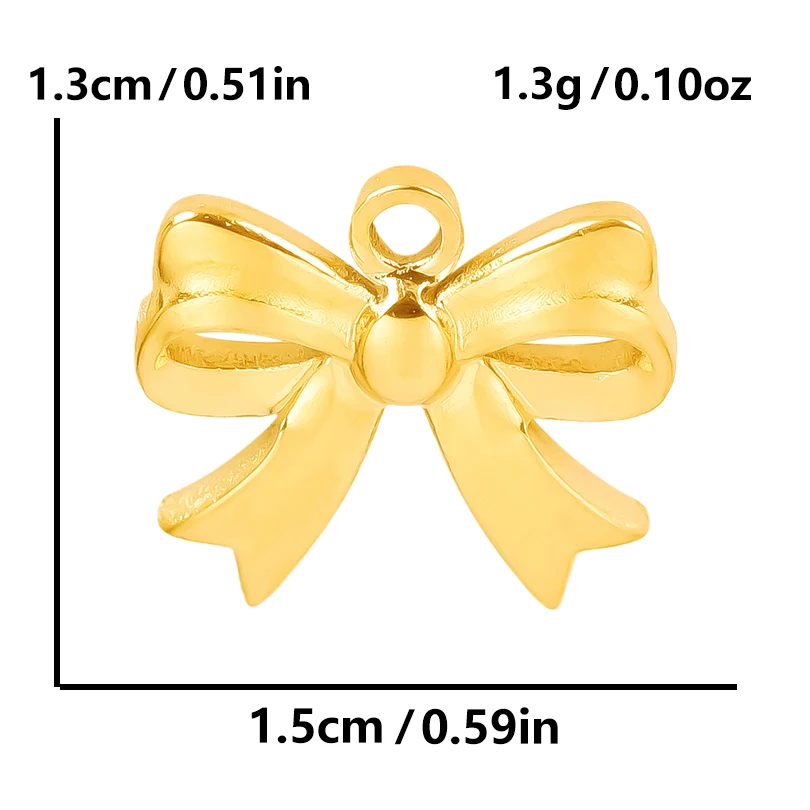 Echt vergoldet Mode Kpop Piercing Schmuck Mädchen Schleife Blume Herz Anhänger Ohrring Edelstahl Creolen für Frauen – Detail 29