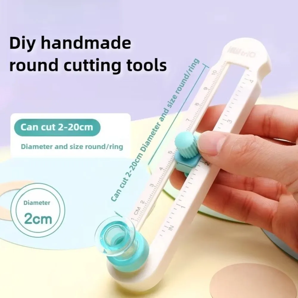 Gifts 360 Degree Durable Paper Trimmer Multifunctional Home DIY Rotating Compass Cutting Tool Rotary Circle Tool Round Gauge