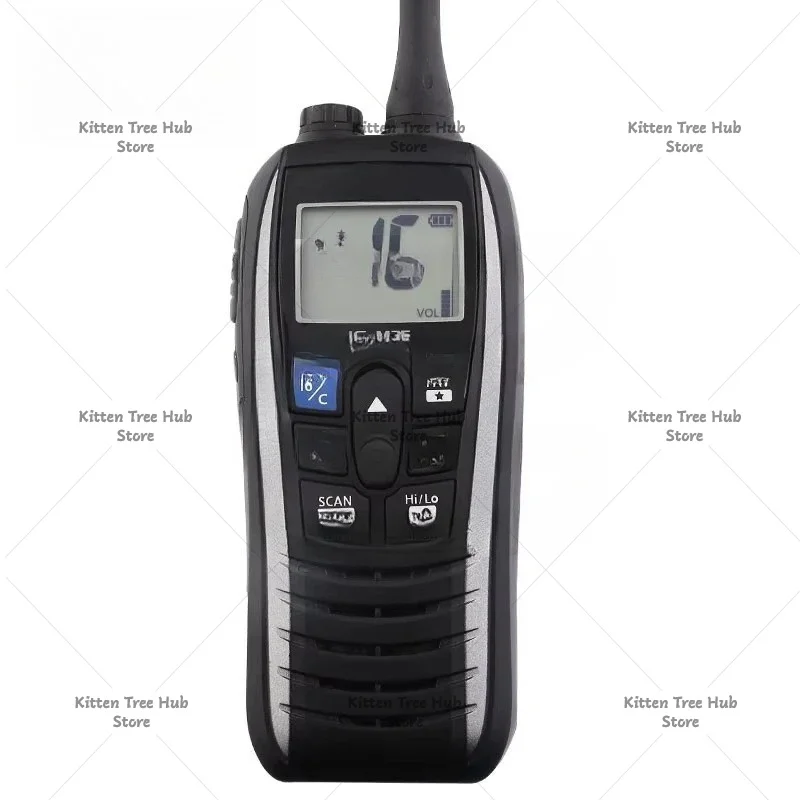 IC-M25 VHF Portable Marine Handheld Two-way Walkie-talkie, 5w Emergency Walkie-talkie with Long Microphone DMR Wireless Radio