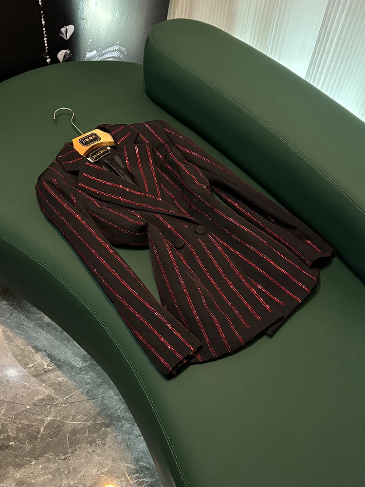 

Bla с блестками в стиле пэчворк, повседневная женская длинная куртка средней длины, официальная одежда для зимних поездок на работу