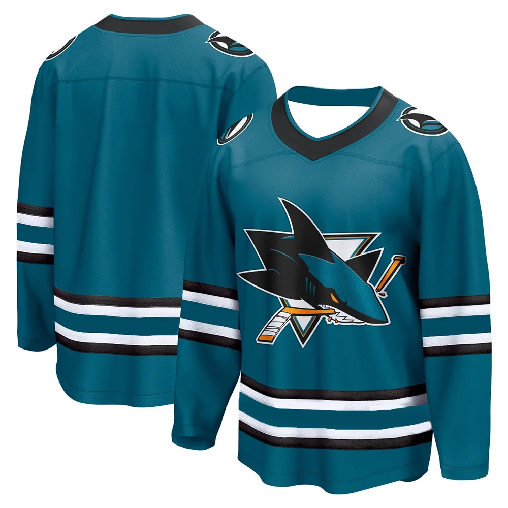 Men's San Jose Sharkss Fashion Hockey Jersey 2026 New Mesh Jersey High Street Oversized Breathable Tee Shirt Unisex Sportswear