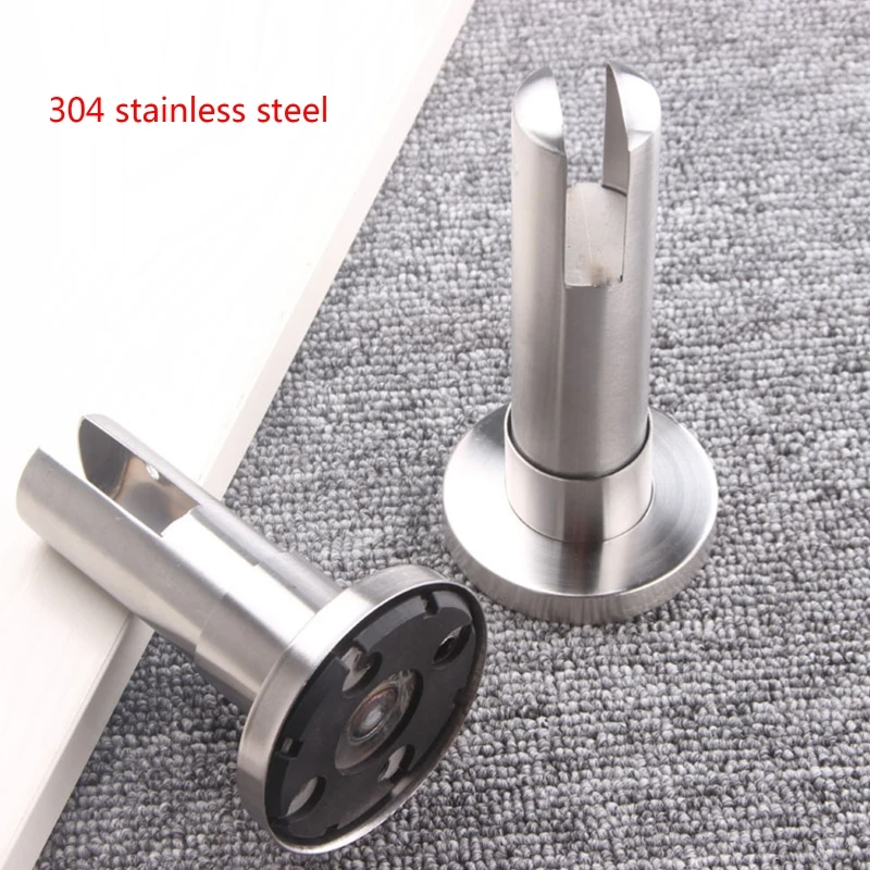 Bathroom Shower Room Stall Partition Door Legs Chipboard Foot Supporter Public Toilet Support Feet Stainless Steel Base