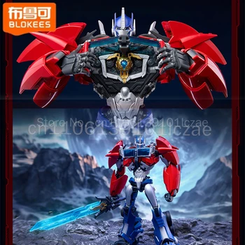 NOWE Blokees Transformers Optimus Prime Edycja Legendarna Transformers: Model do składania Prime Figurka Akcji Dla Dorosłych Kolekcjonerów