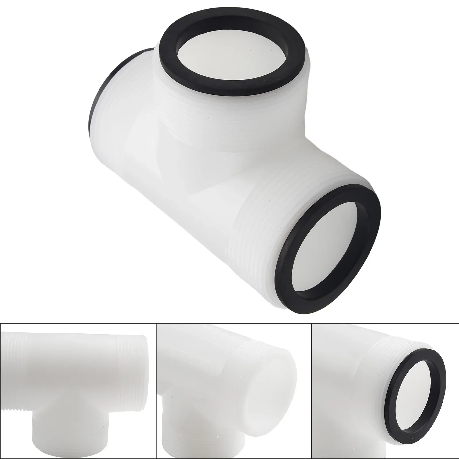 

Pool Pump Hose Tee T-Joint Connector For Intex Above Ground Pools Pump Parts 1.5 Inch Pool Pump Hose Extender Connector