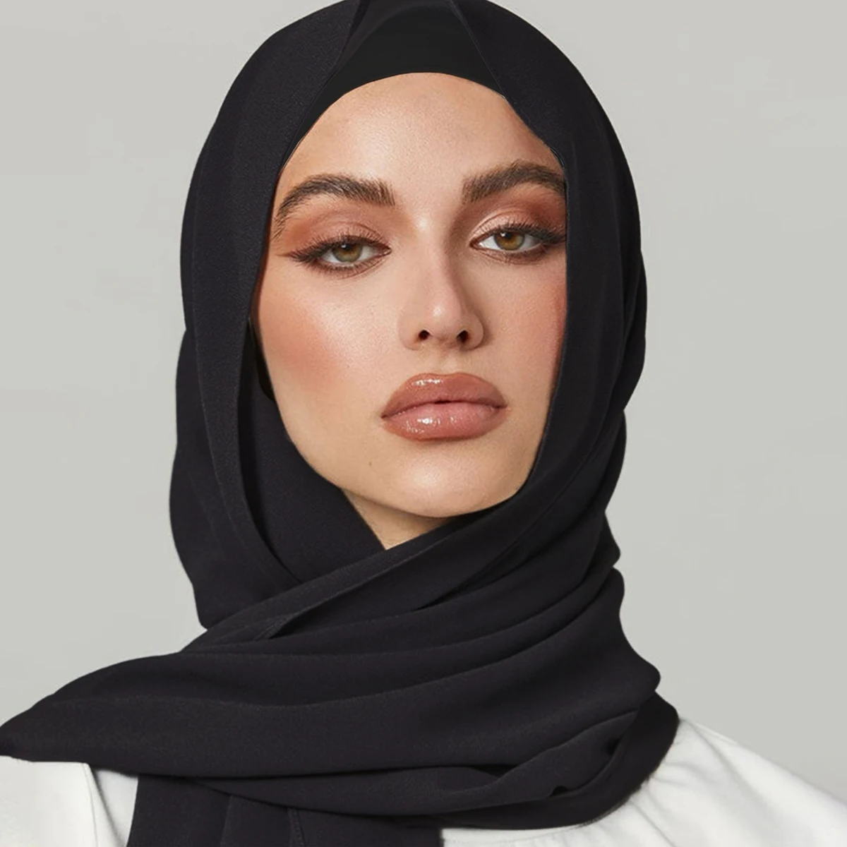 2 Stuks Hotsale Katoen Hijab Undercap Sjaal Vrouw Moslim Hijab Innerlijke Effen Kleur Elastische Hoed Islam Tulband Zachte Hoofdband hoofd Sjaal