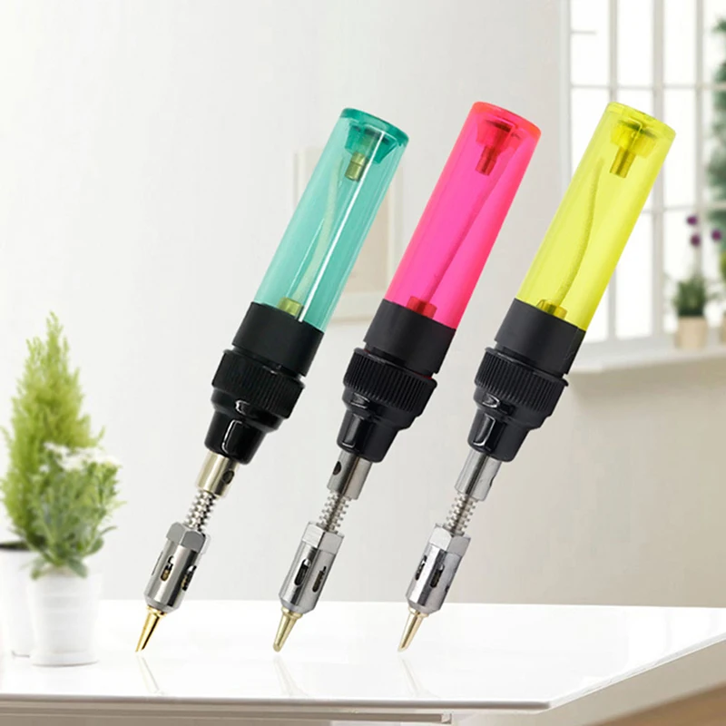 1pcs Multifunctional Gas Soldering Iron Cordless Tip Tool Portable Gas Soldering Iron 3 in 1 Gas Soldering Iron