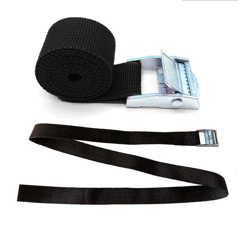AliExpress NONE 1M Buckle Tie-Down Belt Cargo Straps for Car Motorcycle Bike with Metal Buckle Tow Rope Strong Ratchet Belt for Luggage