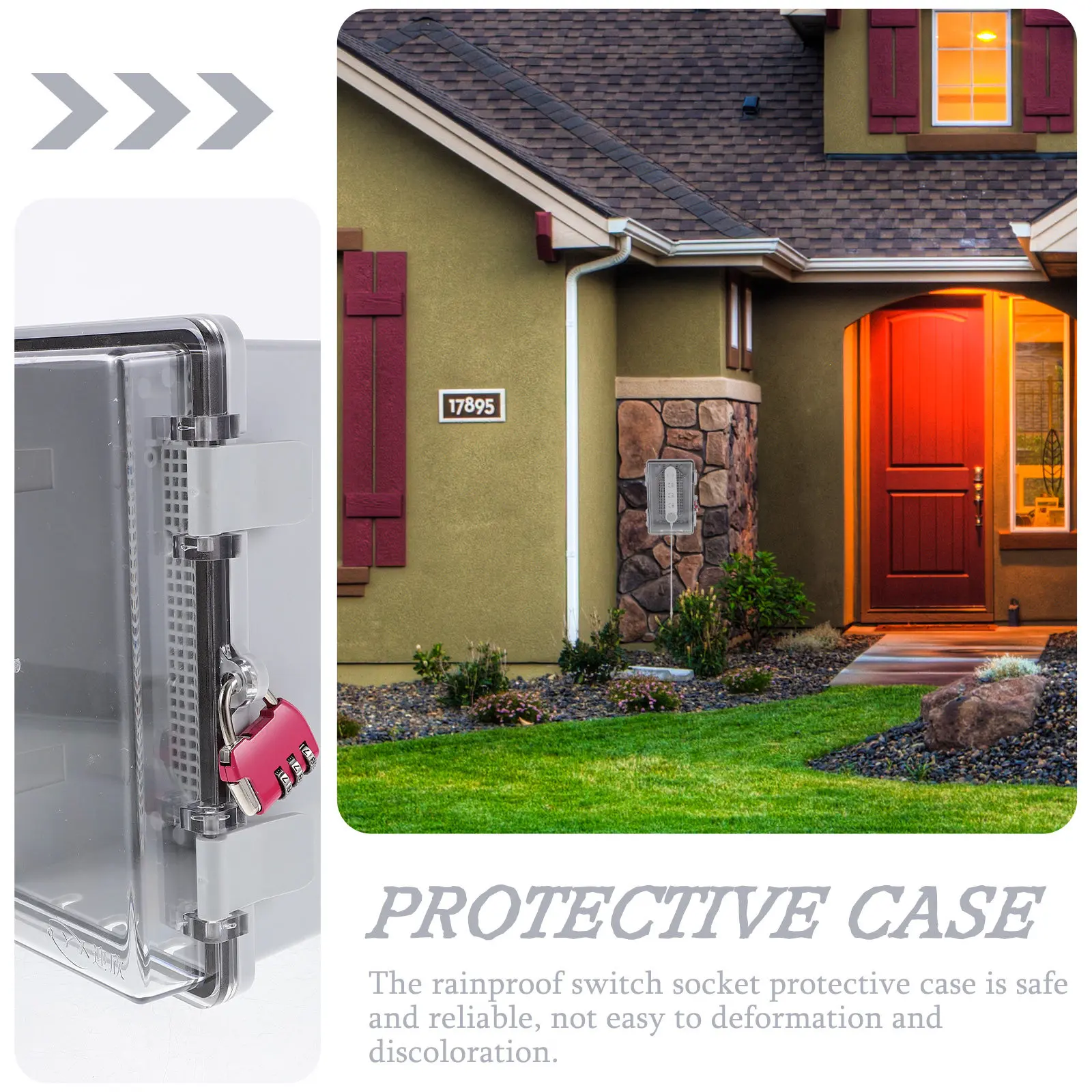 

Влагозащищенный корпус для уличных распределительных коробок из высококачественного АБС-пластика, пылезащитный, всепогодный, для электроприборов