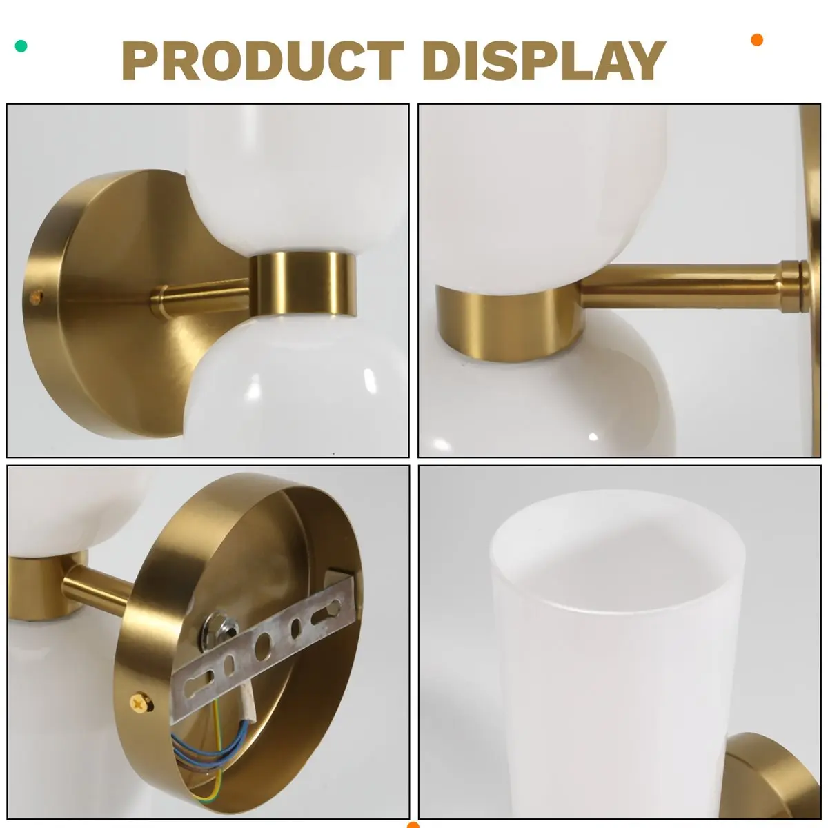 Nices Glass Postmodern Nordic Light Luxury Bedroom Bedside Wall Lamp Living Room Dining Room Corridor Staircase Wall Lamp,A
