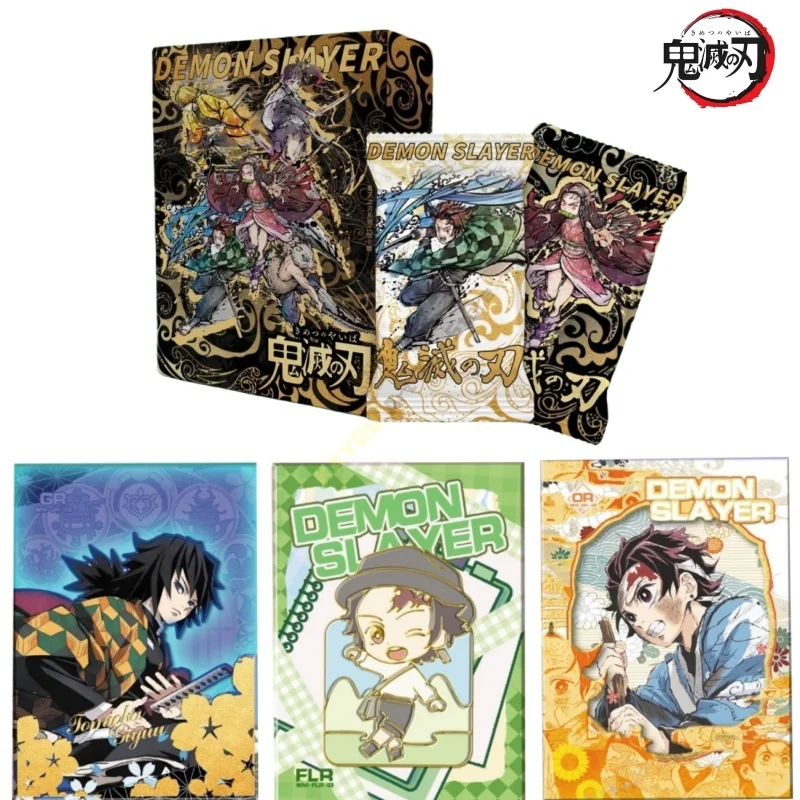 

Demon Slayer Card Deluxe Edition Thickened Card Tanjirou Nezuko Kanroji Anime Peripheral Collection Cards Toys Gifts