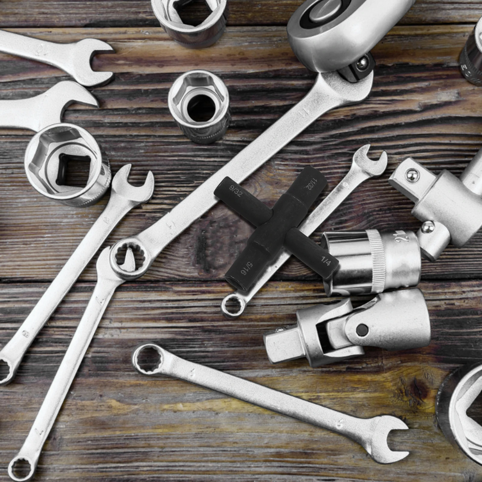 

Key Wrench Water Spigot Valve Tool Metal Utility Keys Set For Radiator Bleed Air Plumbing Gas Meter Box Socket Hand