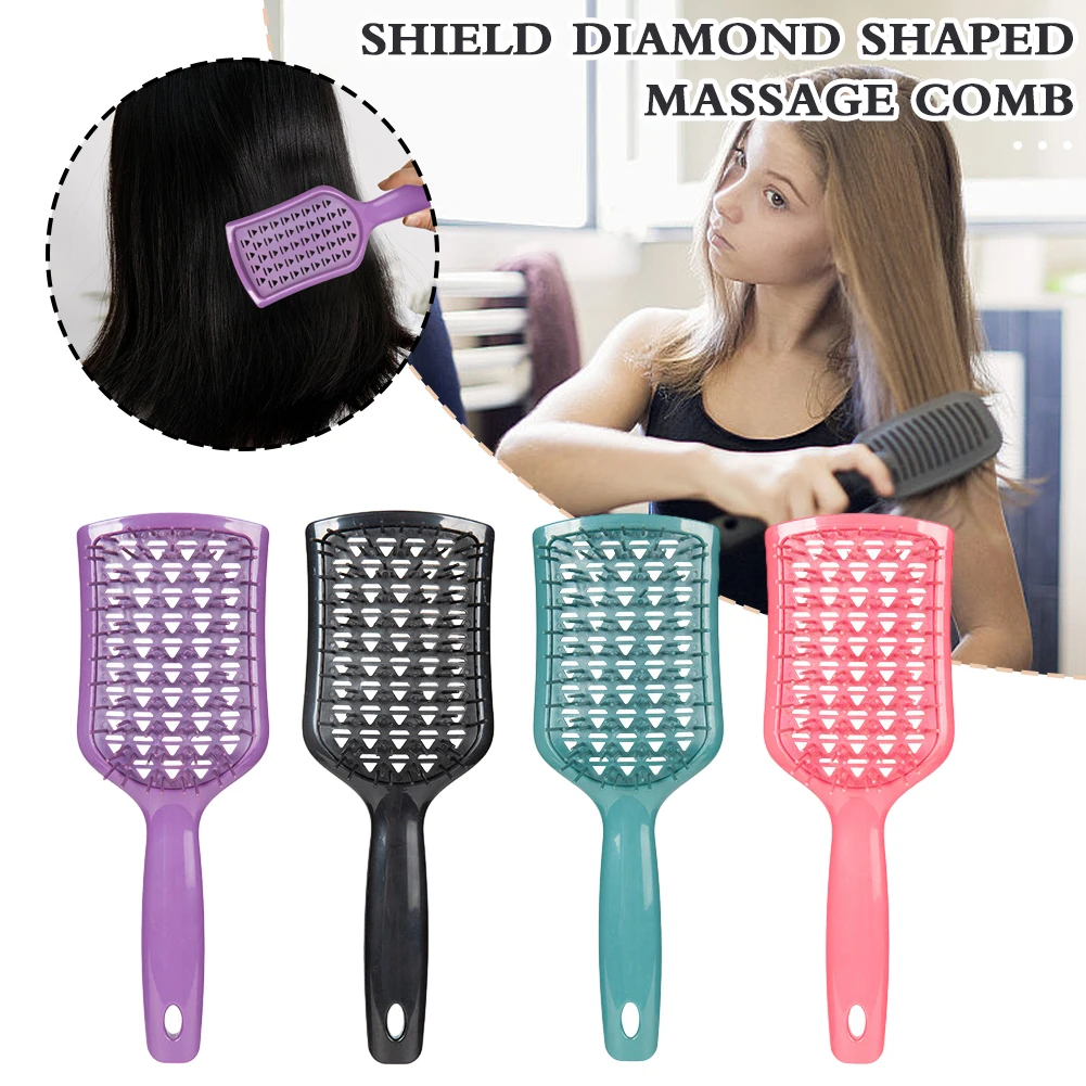 

Unique Shield-Shape Comb Relief Stress Multipurpose Comb For Indoors