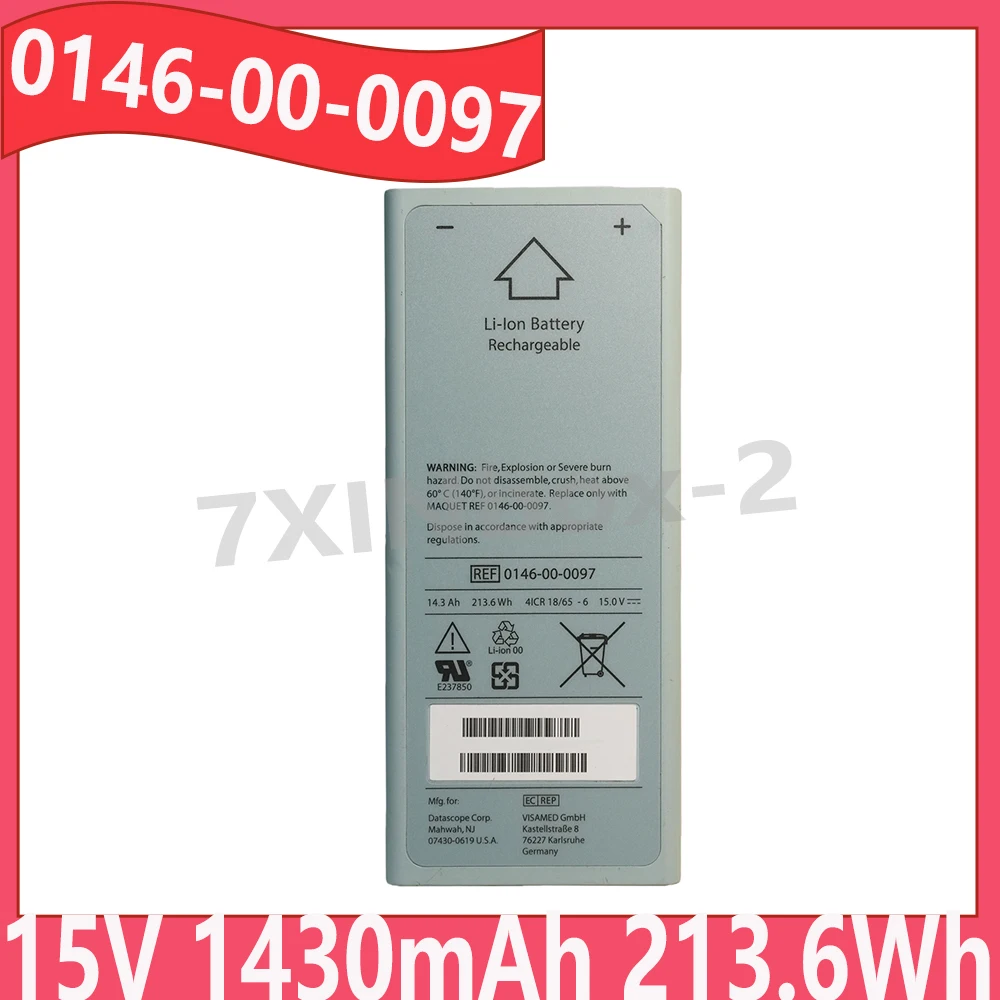 

New 0146-00-0097 15V 1430mAh 213.6Wh Lithium Battery For MAQUET CARDIOSAVE hybrid Datascope