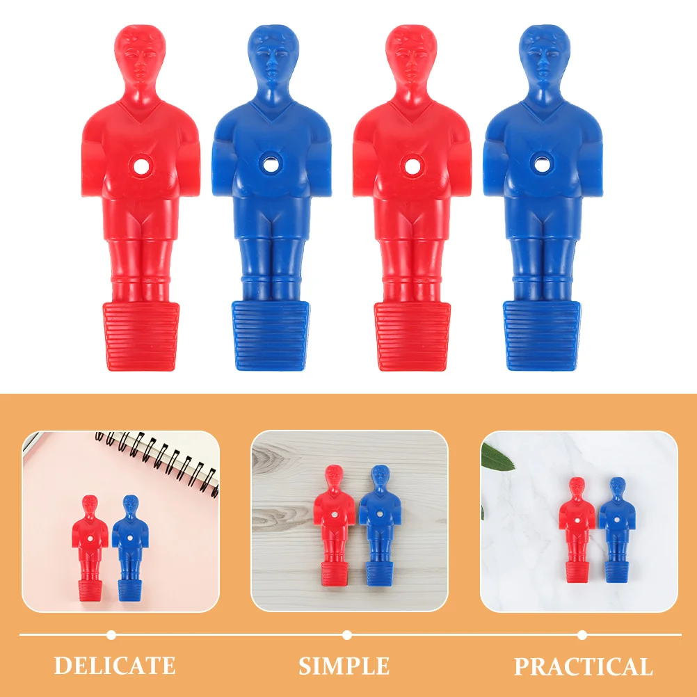 8 قطعة شخصيات كرة القدم الطاولة تماثيل لاعب فووسبالل قوية مع أذرع لاستبدال أجزاء كرة القدم الواقعية المدمجة المحمولة #6